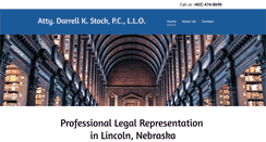 Desktop Screenshot of cornhuskerlaw.com