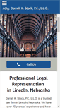 Mobile Screenshot of cornhuskerlaw.com
