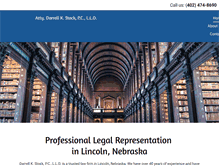 Tablet Screenshot of cornhuskerlaw.com